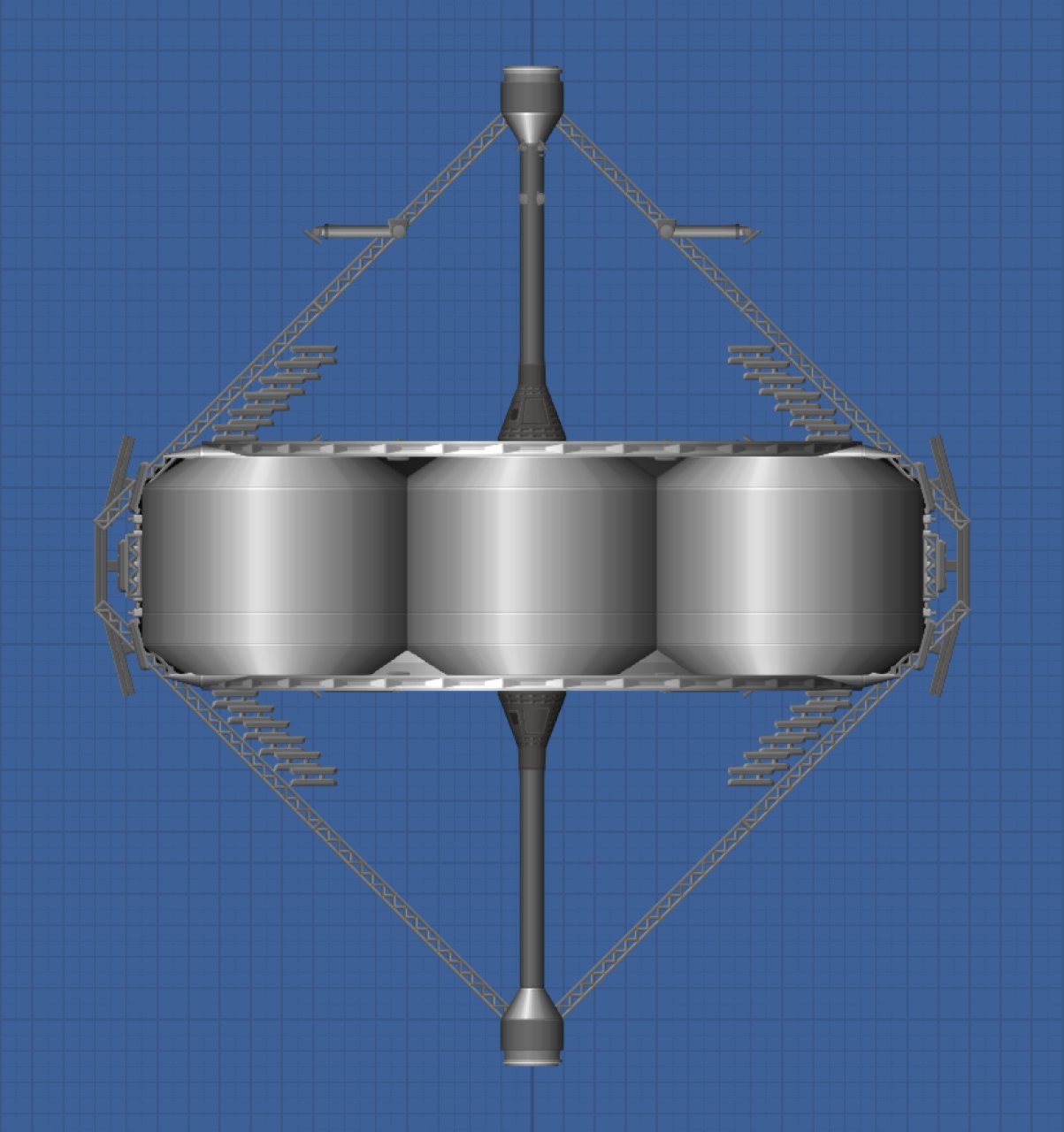 Station Warp Drive Module Spaceflight Simulator