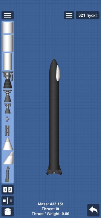 Super DuperObossarnik Blueprint for Spaceflight Simulator / SFS BP