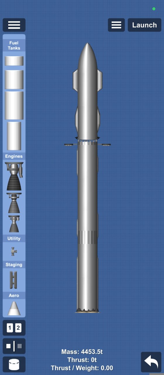 Superheavy Starship Spaceflight Simulator