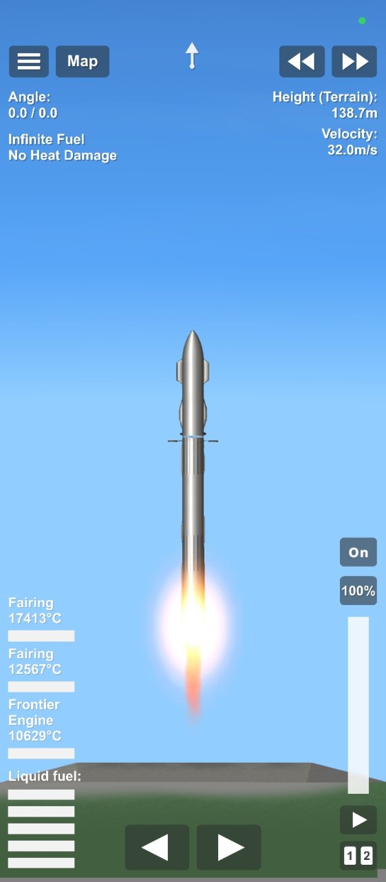 Superheavy Starship Spaceflight Simulator