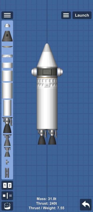 Rocket Blueprint for Spaceflight Simulator / SFS BP