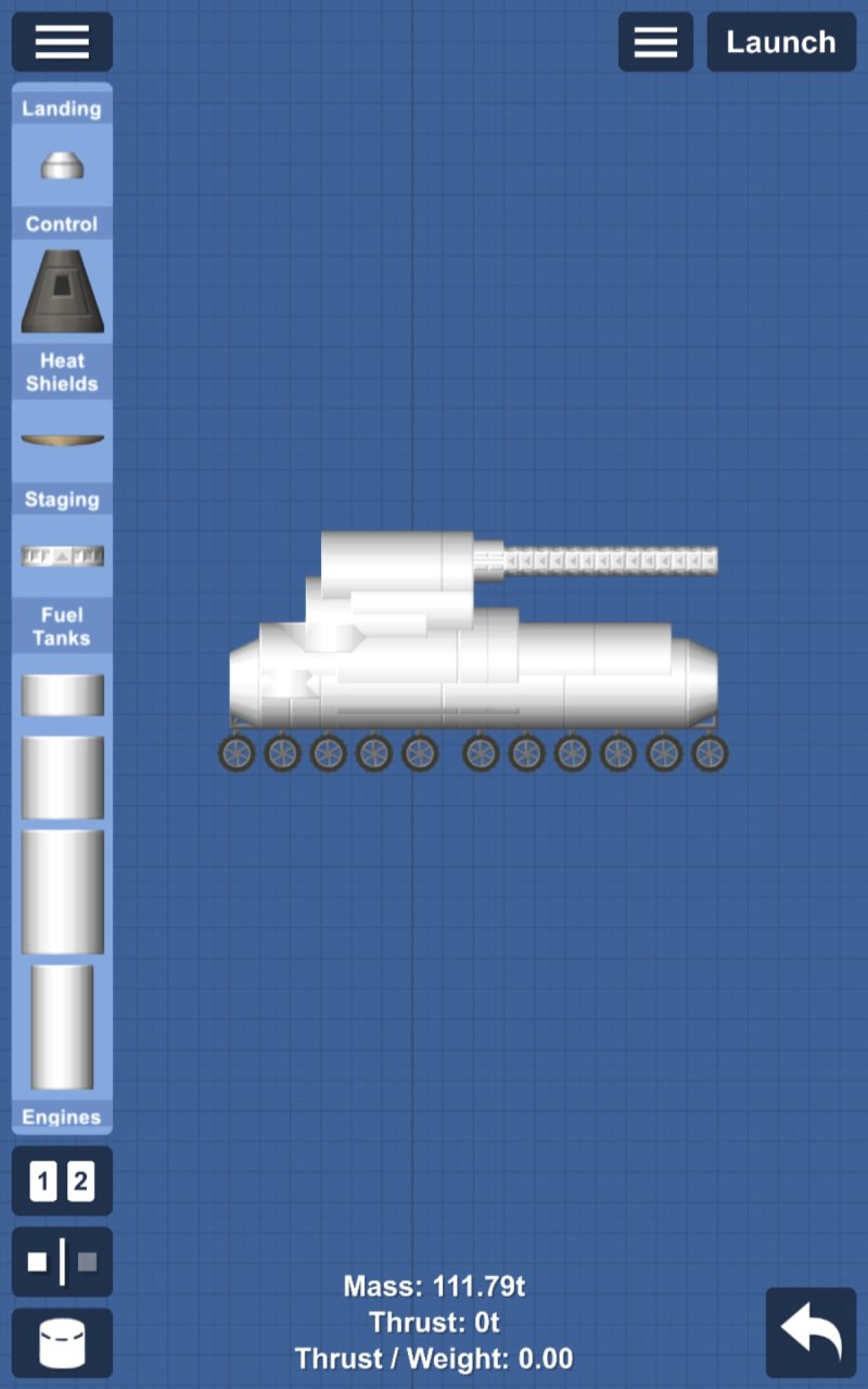 Tank 1.0 prototype Spaceflight Simulator