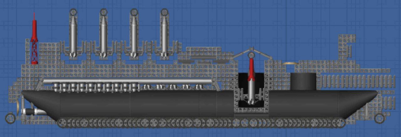 Tank Blueprint for Spaceflight Simulator / SFS BP