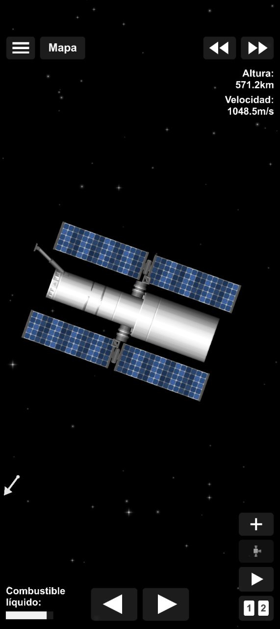 Telescope Hubble + Rocket Spaceflight Simulator