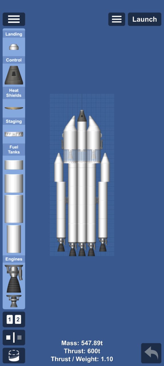 TERRA artemis 4 (no dlc made u Spaceflight Simulator