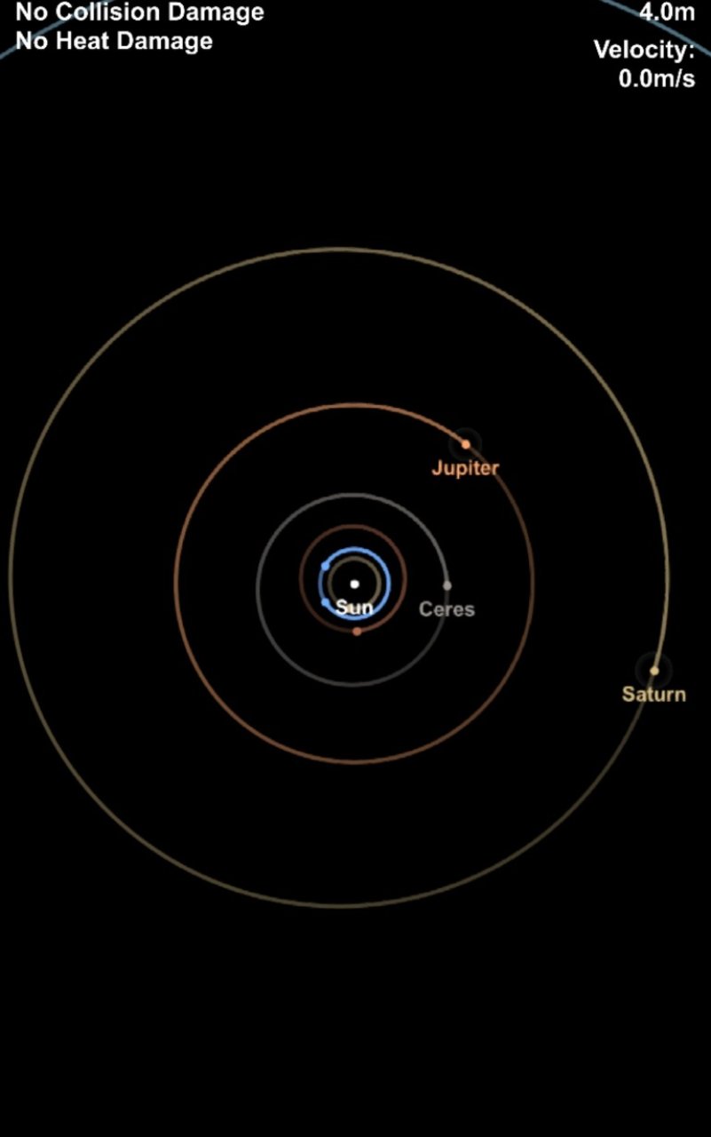 Texture Planet Spaceflight Simulator
