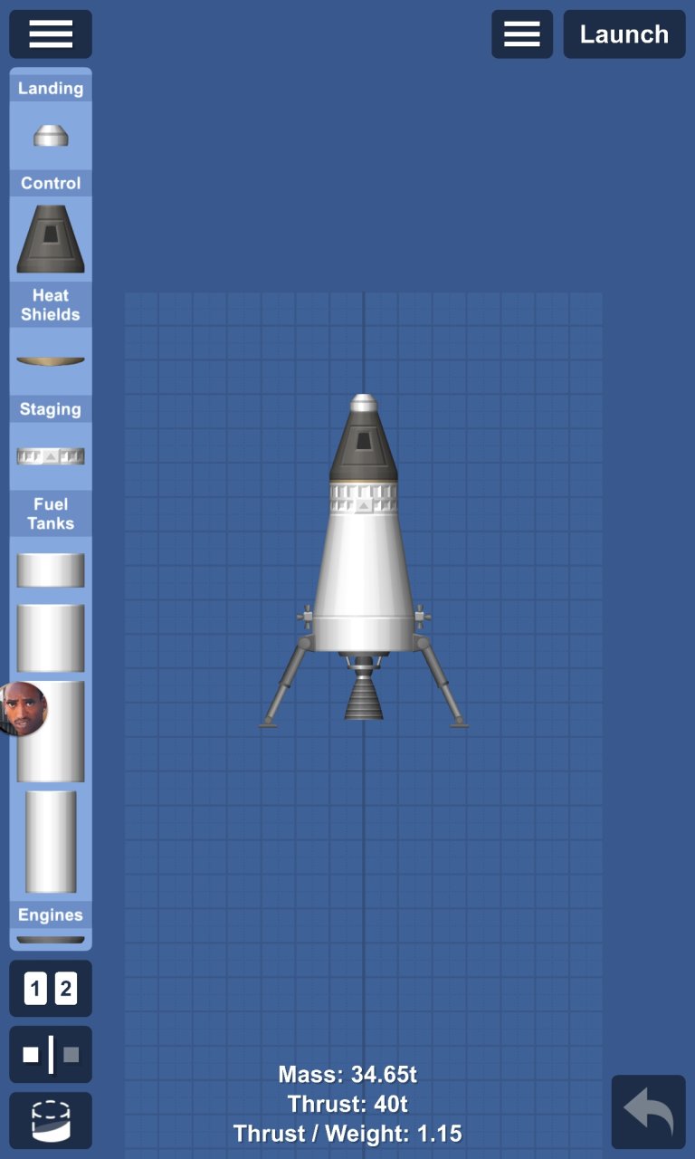 that one sfs 2 lander that ste for Spaceflight Simulator