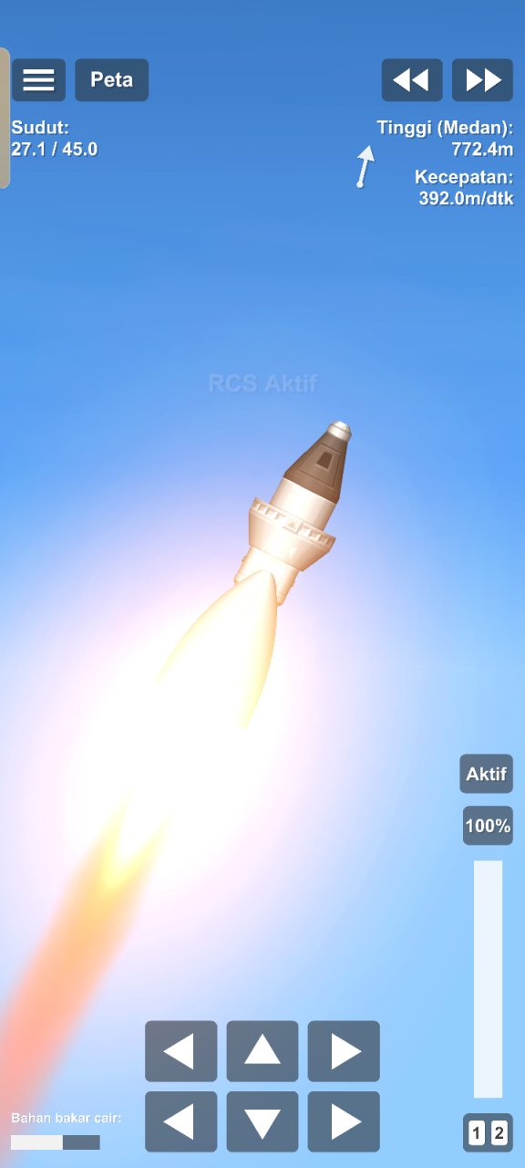 the 6 wide custom engine Spaceflight Simulator