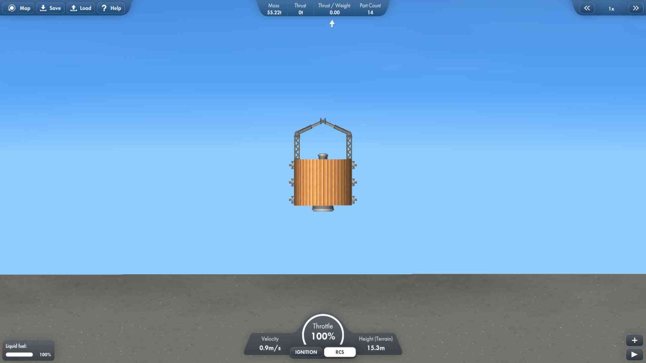 Drone Blueprint for Spaceflight Simulator / SFS BP