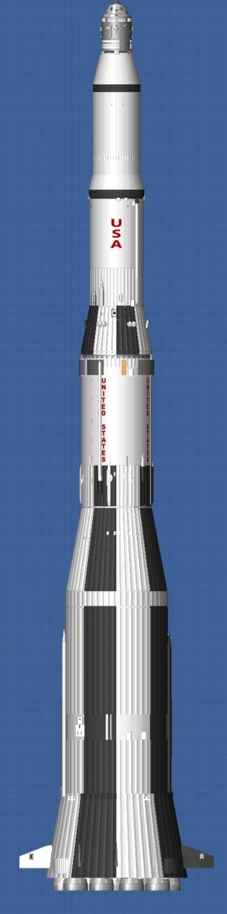 The Saturn C8 Nova for Spaceflight Simulator