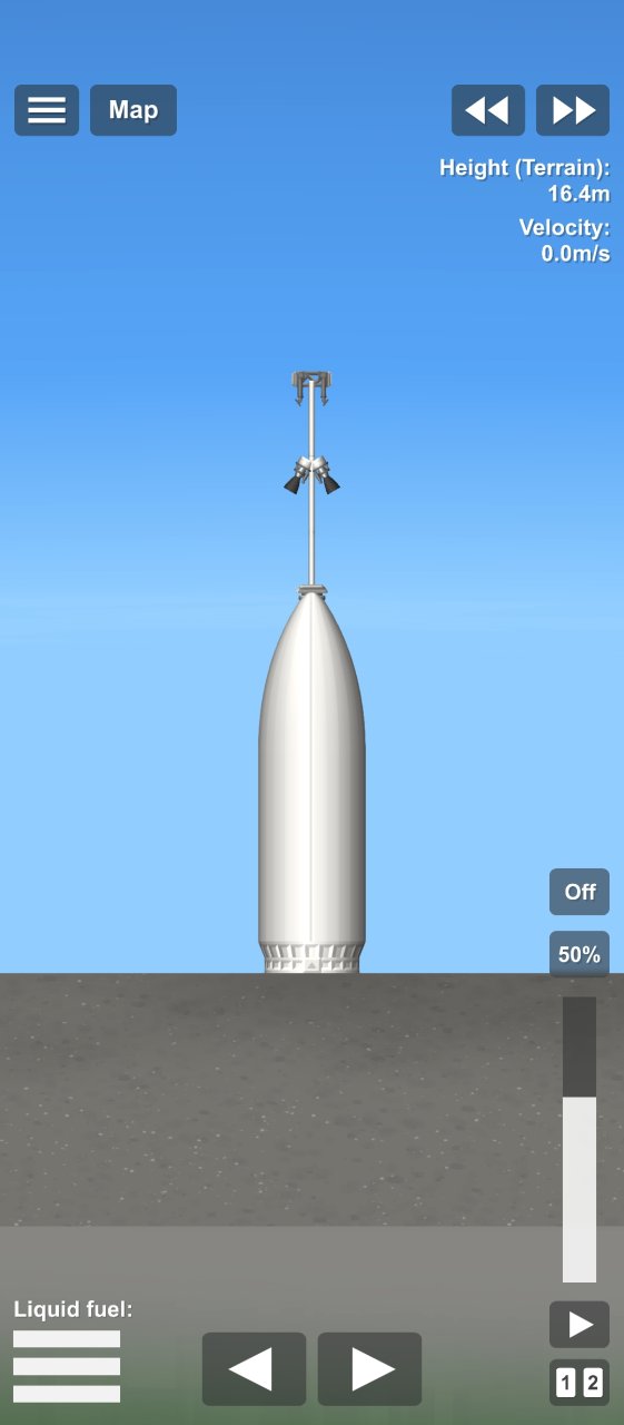 The top part of a rocket Spaceflight Simulator