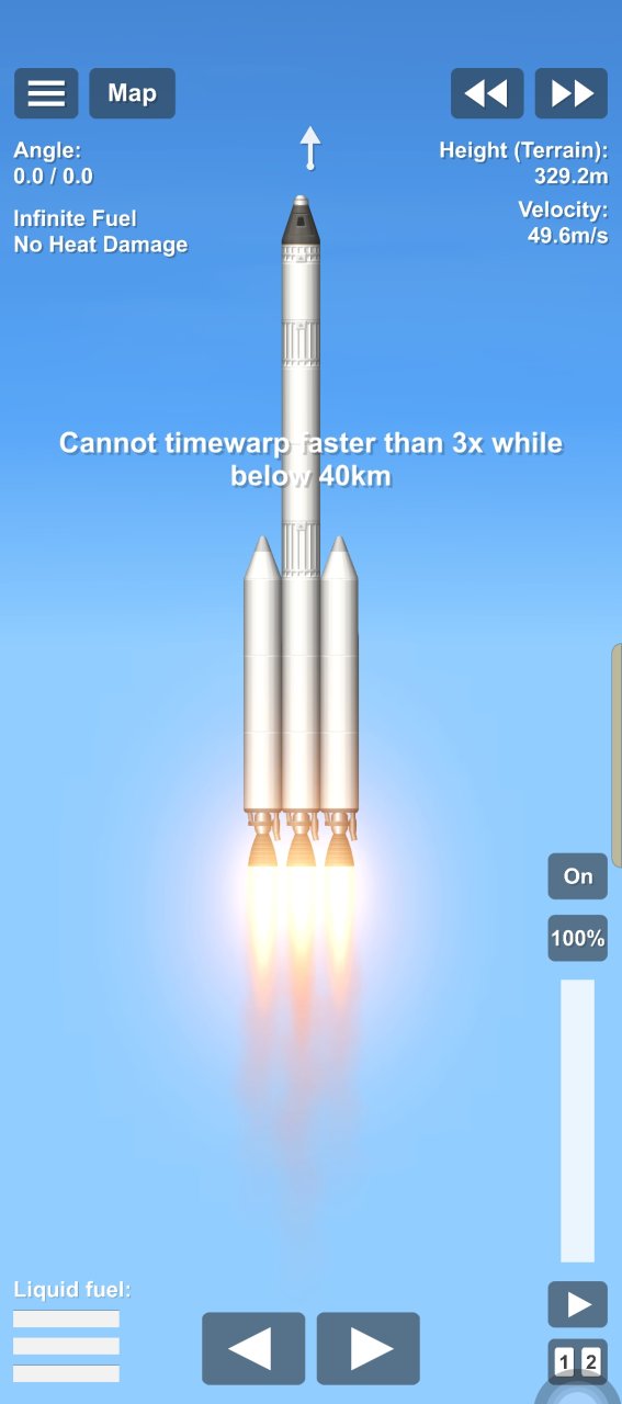 Three stage rocket for Spaceflight Simulator