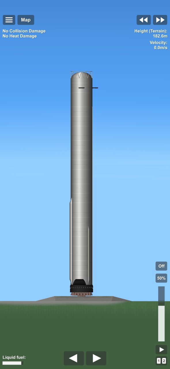 Titan booster SpaceX for Spaceflight Simulator