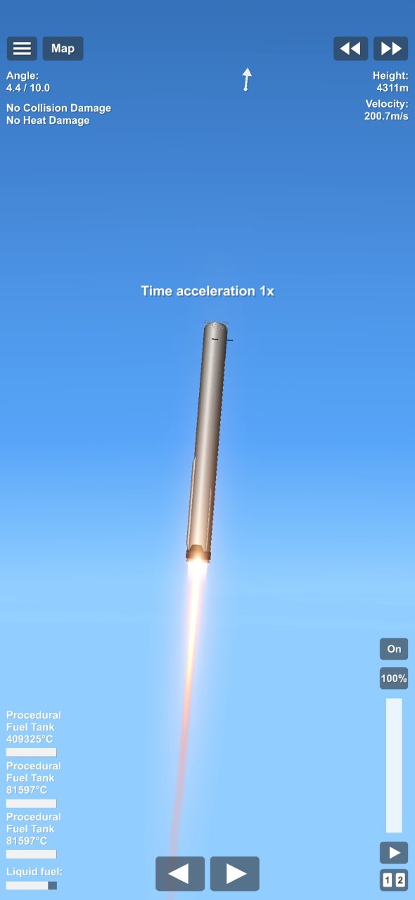 Titan booster SpaceX Spaceflight Simulator