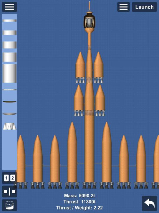 Titan rover & lander Blueprint for Spaceflight Simulator / SFS BP