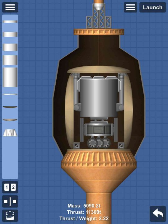 Titan rover & lander Blueprint for Spaceflight Simulator / SFS BP