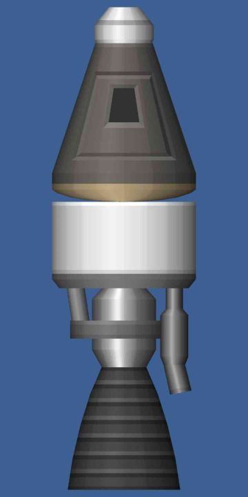 Too big rocket Blueprint for Spaceflight Simulator / SFS BP