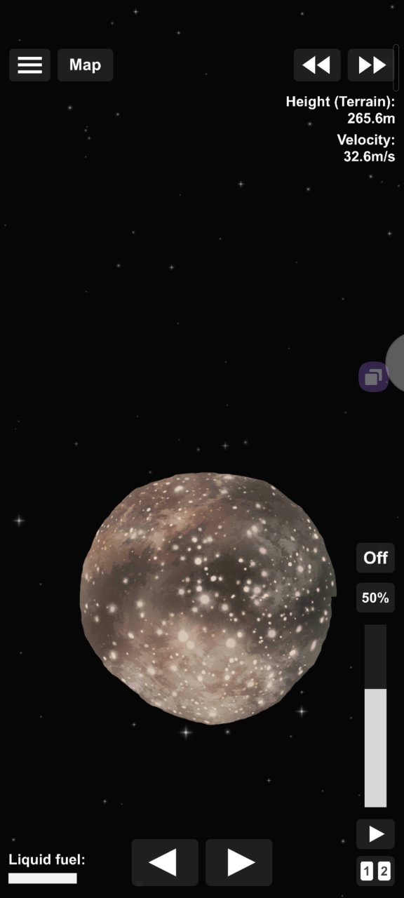 Toy solar system (÷100) Spaceflight Simulator