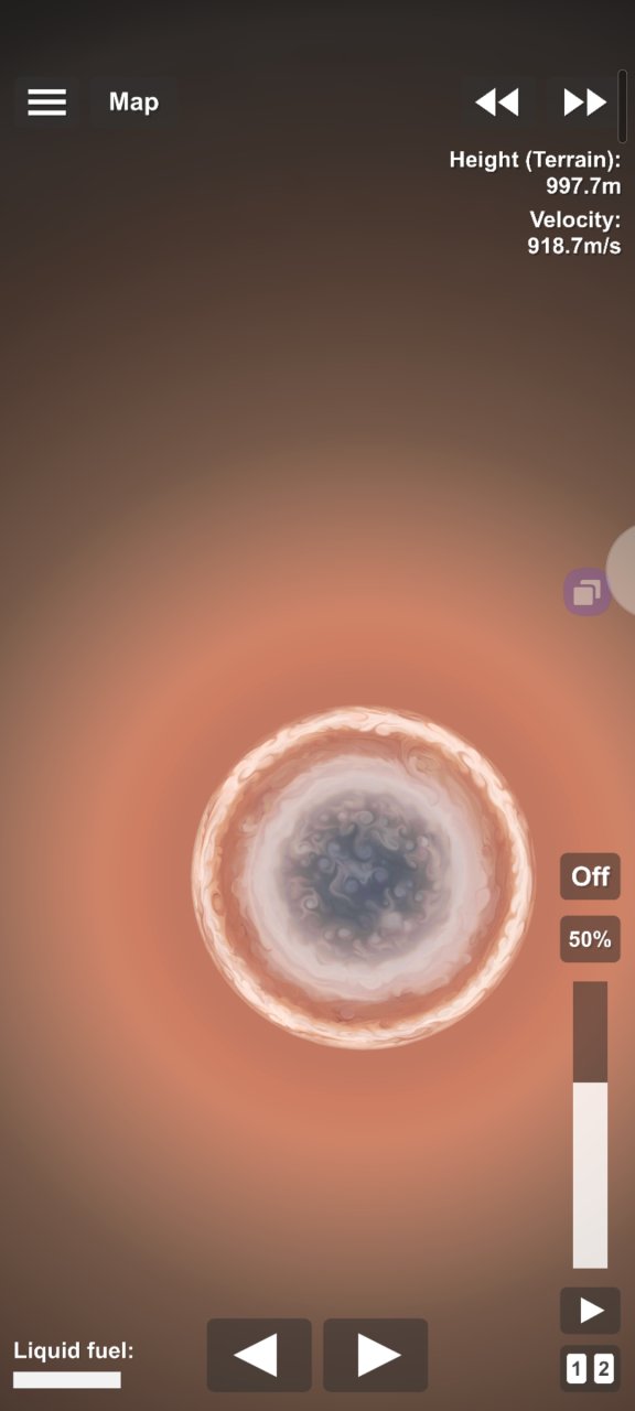 Toy solar system (÷100) Spaceflight Simulator