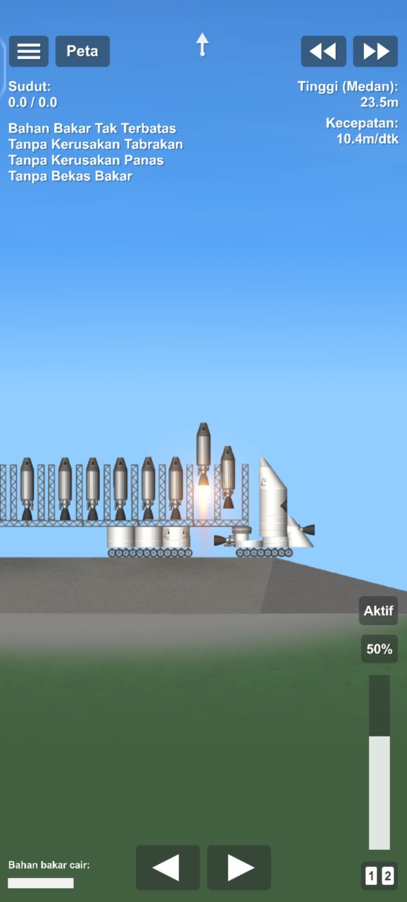 TRAILER TRUK WITH MISSILE Spaceflight Simulator