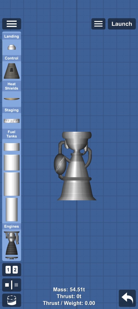 tritrograde engine Spaceflight Simulator