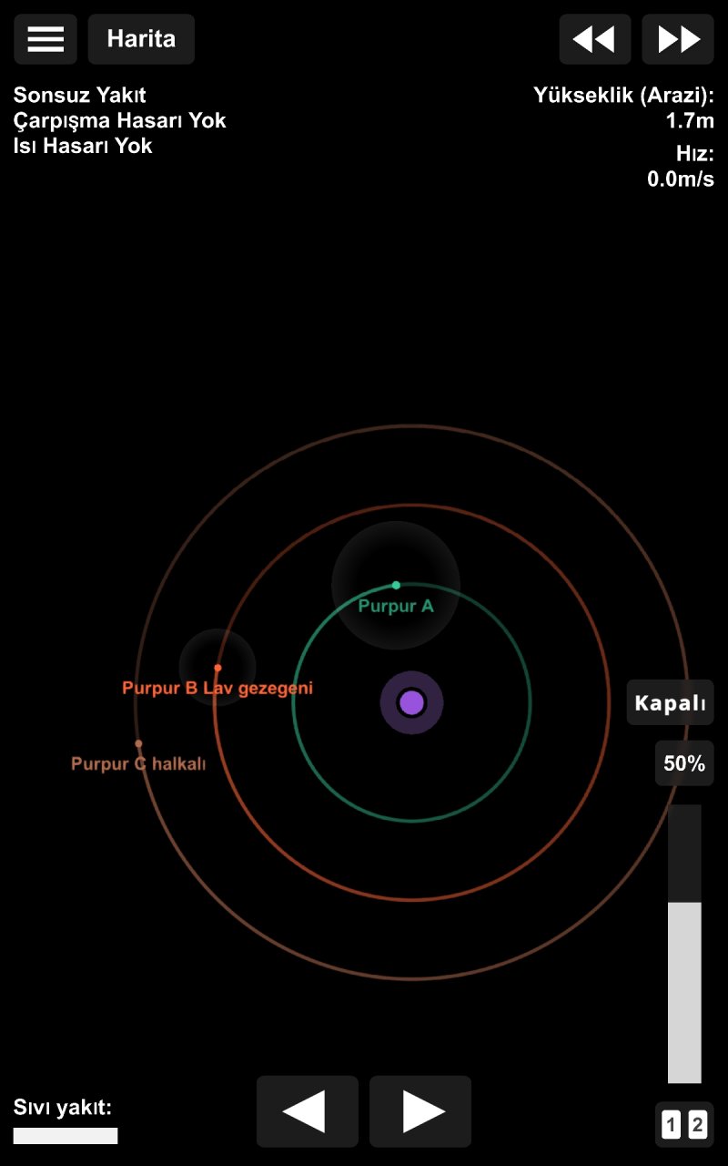 Türkçe sistem v1 Spaceflight Simulator