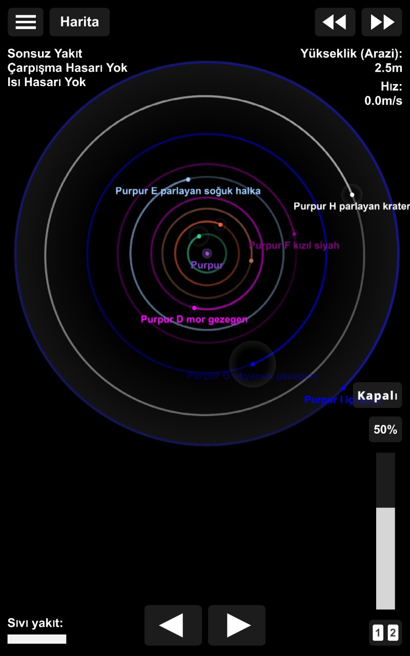 Türkçe sistem v3 Spaceflight Simulator