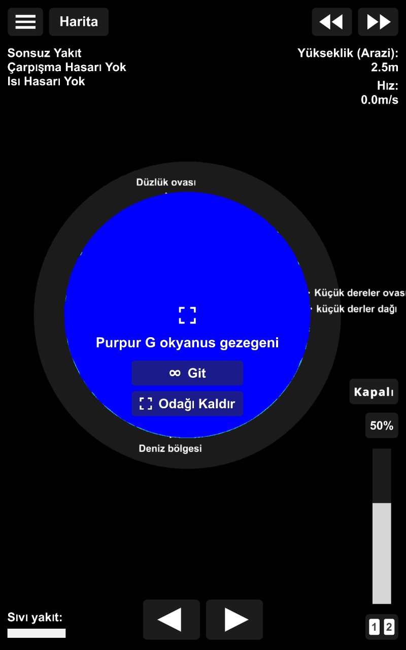 Türkçe sistem v3 Spaceflight Simulator