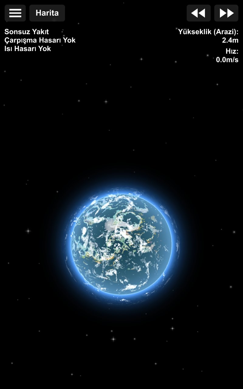 Türkçe sistem v3 Spaceflight Simulator