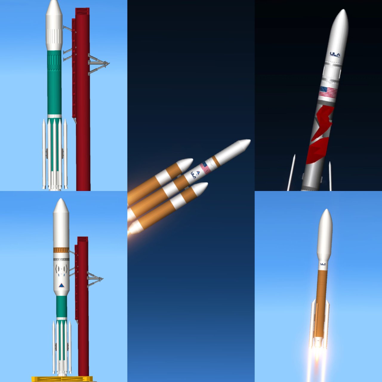 ULA rockets Spaceflight Simulator