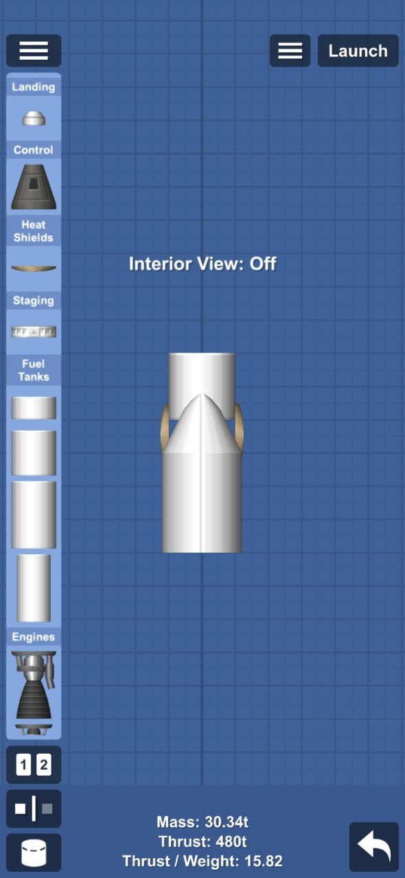 Vacuum engine Spaceflight Simulator