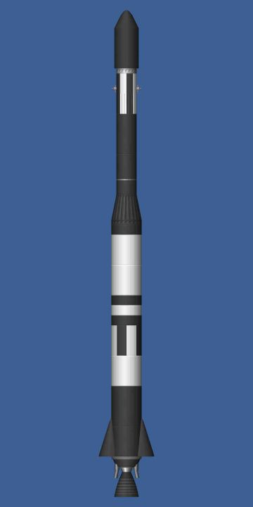 Vanguard Blueprint for Spaceflight Simulator / SFS BP