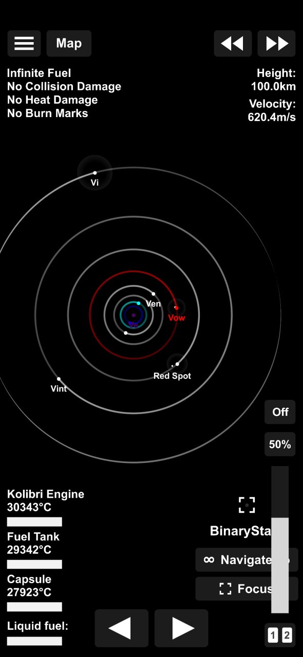 Ve star cluster Spaceflight Simulator