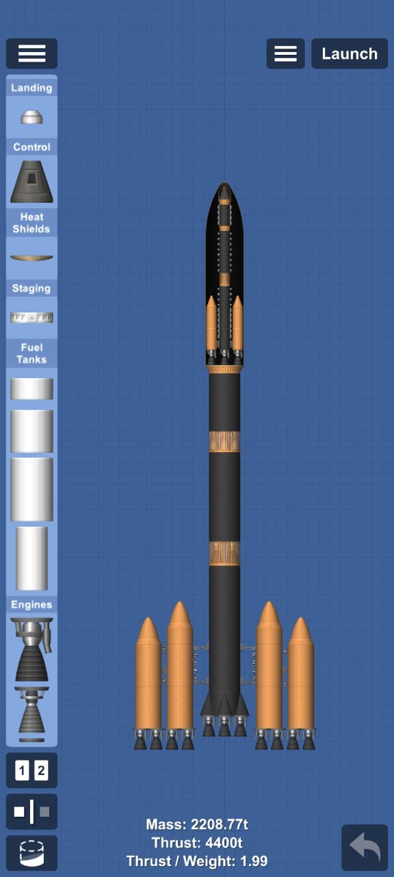Venus rocket for Spaceflight Simulator