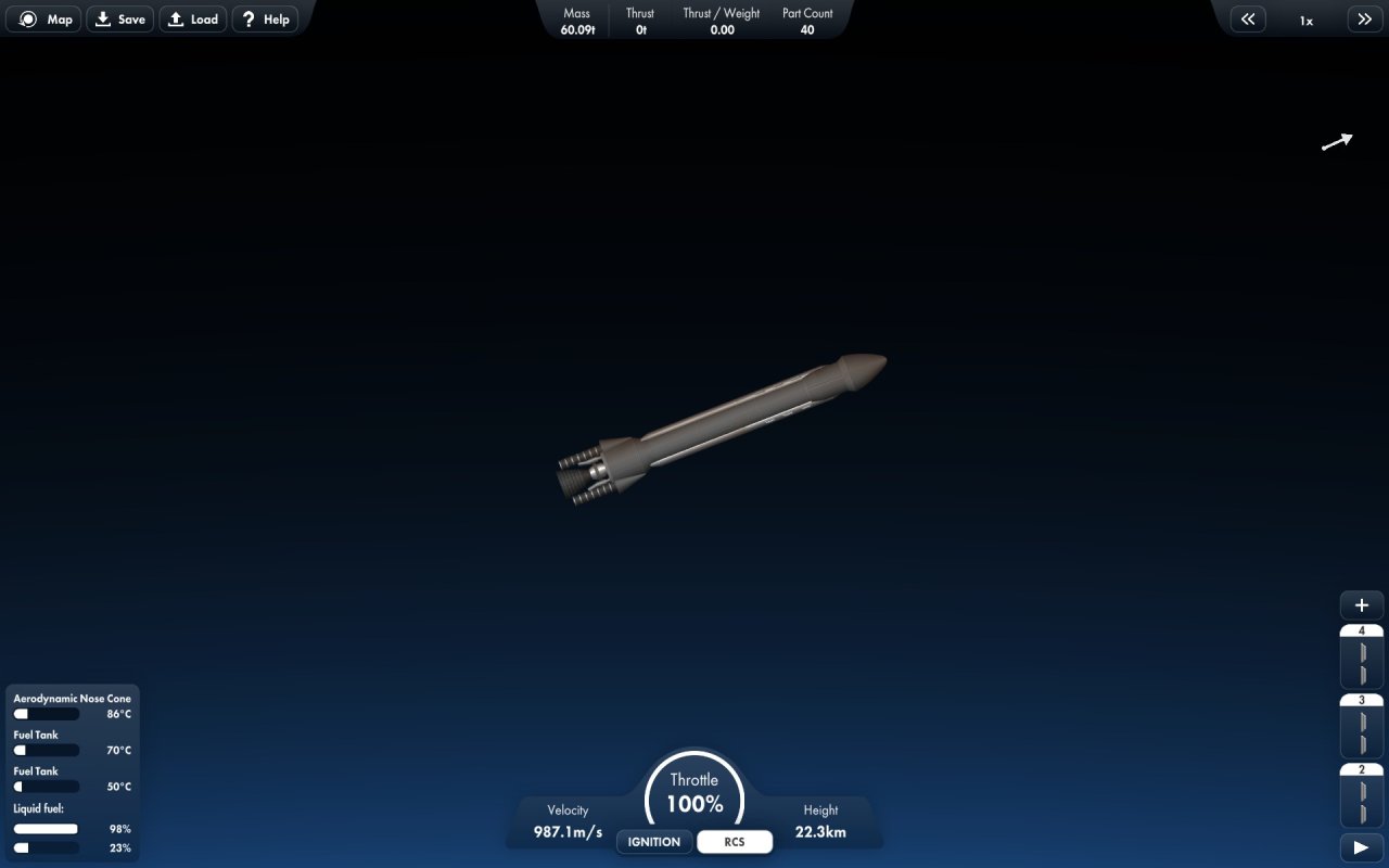 Very bad star ship Spaceflight Simulator