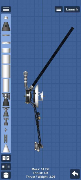 Voyager 1 Blueprint for Spaceflight Simulator / SFS BP