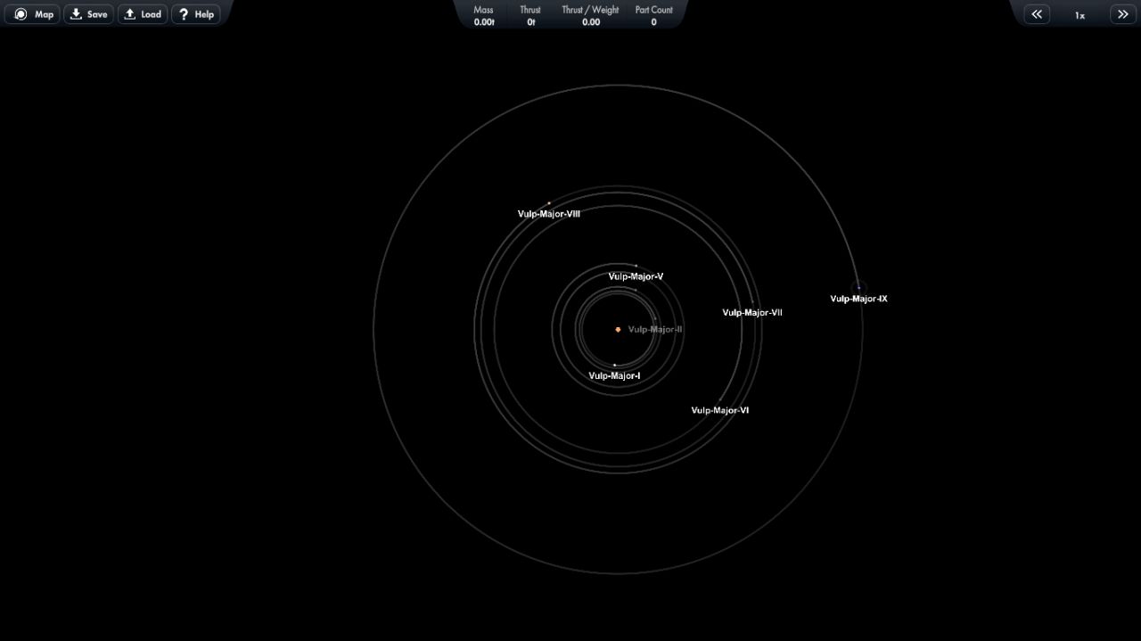 Vulpter System Blueprint for Spaceflight Simulator / SFS BP