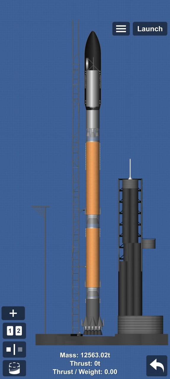 Wobbly heavy 1c Spaceflight Simulator