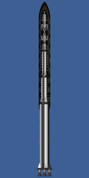 Rocket Blueprint for Spaceflight Simulator / SFS BP