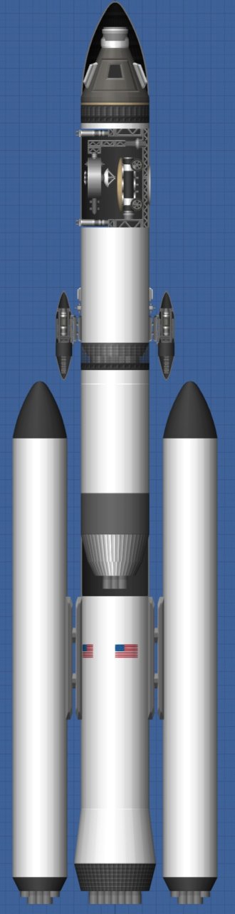 XK-100 GRIPEN Blueprint for Spaceflight Simulator / SFS BP